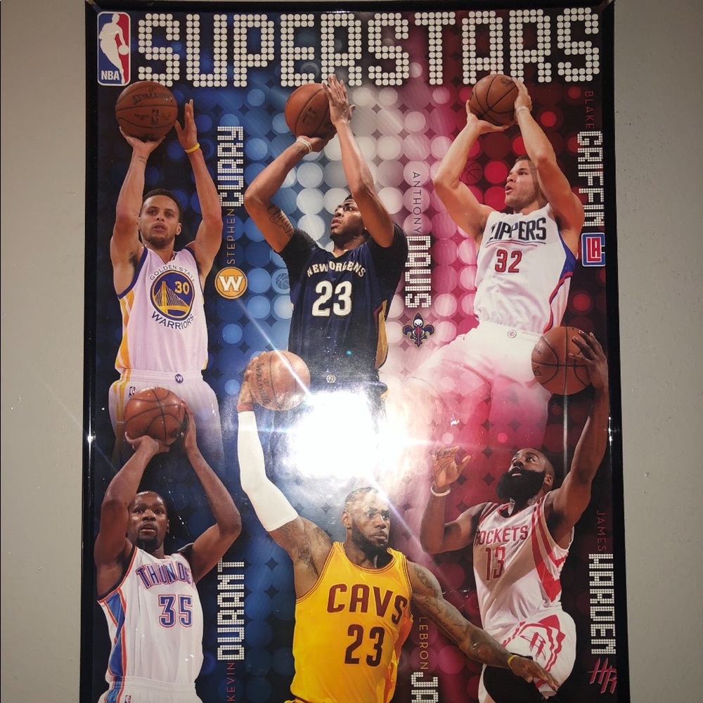 Nba superstars poster